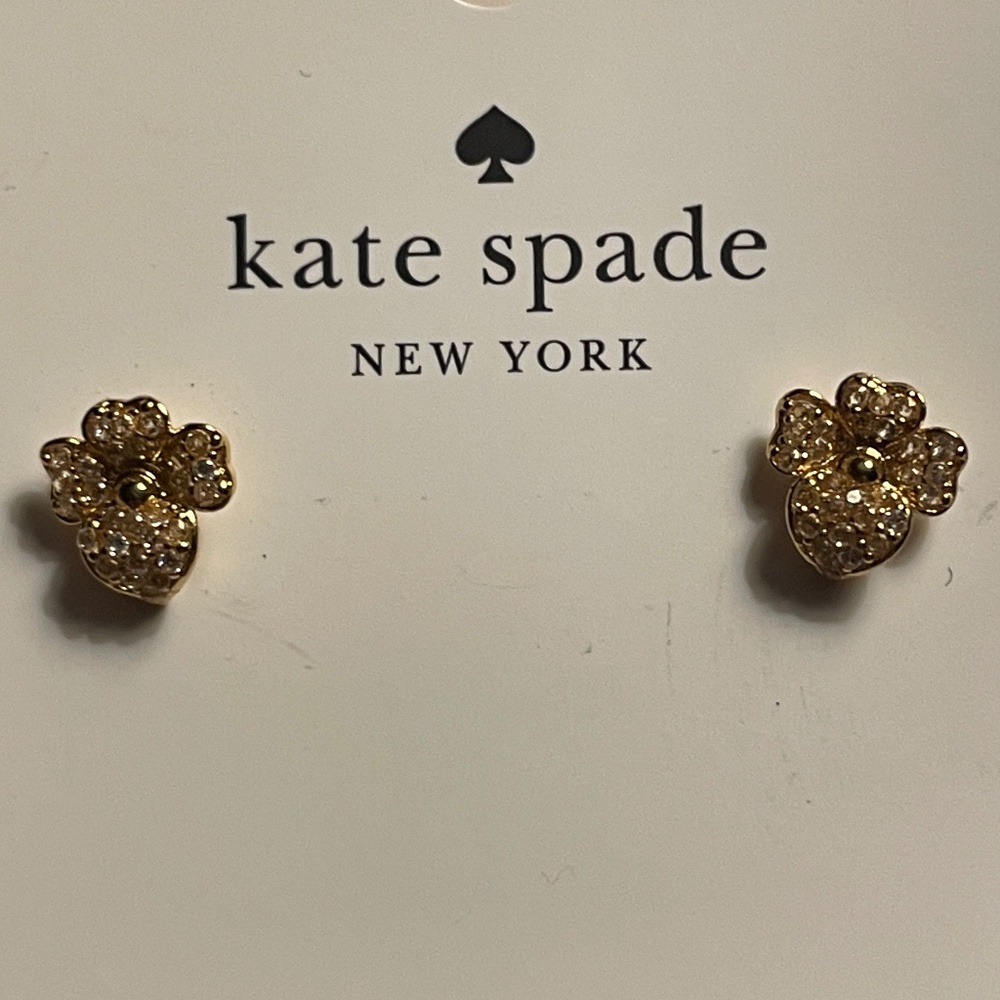 Brand New Beautiful Kate Spade Floral Stud Earrings
